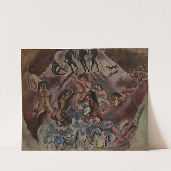 Réunion infernale (1919) by Jules Pascin