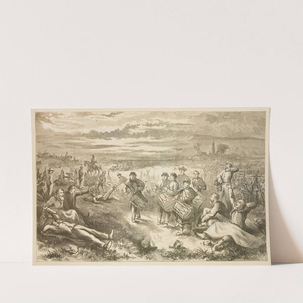 Reveille in camp — 5 a.m (1863) by Thomas Nast