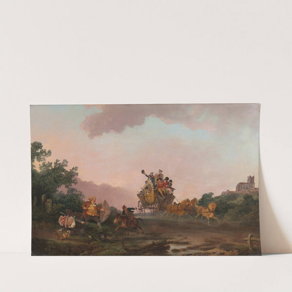 Revellers on a Coach (between 1785 and 1790) by Philip James de Loutherbourg