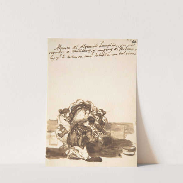 Revenge on Constable Lampiños (ca. 1812–20) by Francisco de Goya