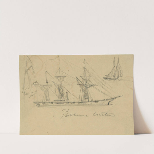 Revenue cutter by Alfred Rudolph Waud