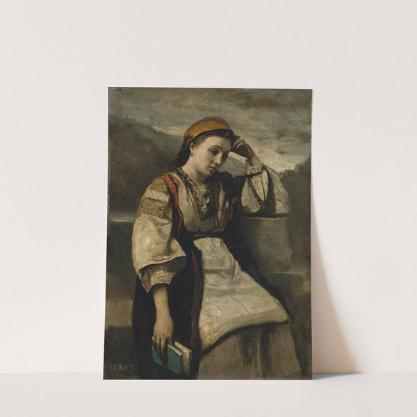 Reverie by Jean-Baptiste-Camille Corot