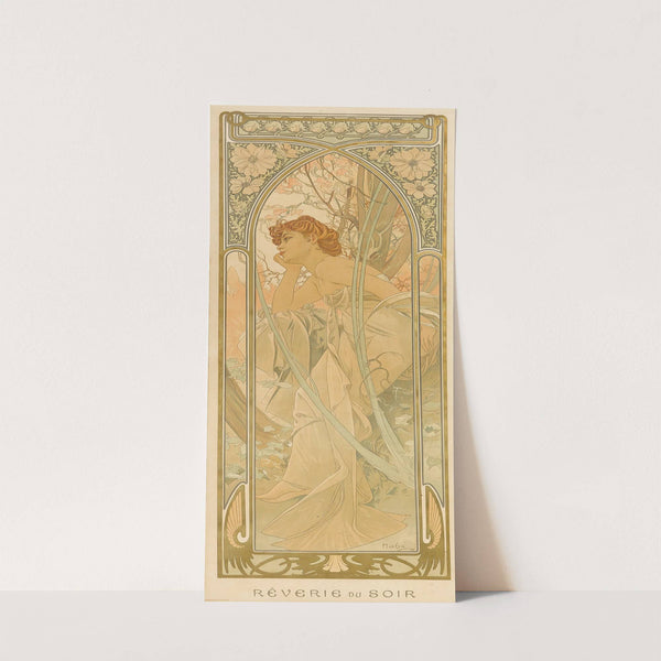 Reverie du soir (1899) by Alphonse Mucha
