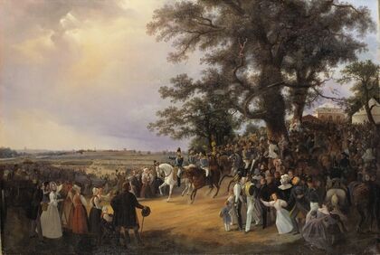 Review in LadugÃ¥rdsgärde Fields during Czar Nicolaus’ Visit in 1838