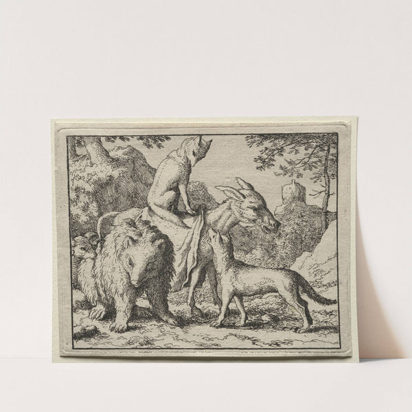 Reynard and his Companions (1650–1675) by Allaert van Everdingen