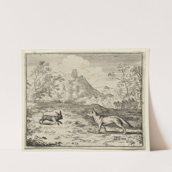 Reynard and the Rabbit (1650–1675) by Allaert van Everdingen