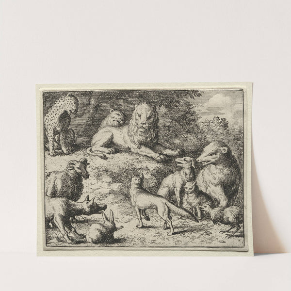 Reynard Appears at Court (1650–1675) by Allaert van Everdingen