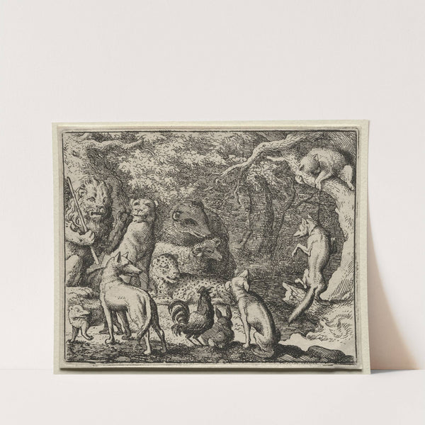 Reynard Asks Permission to Confess (1650–1675) by Allaert van Everdingen