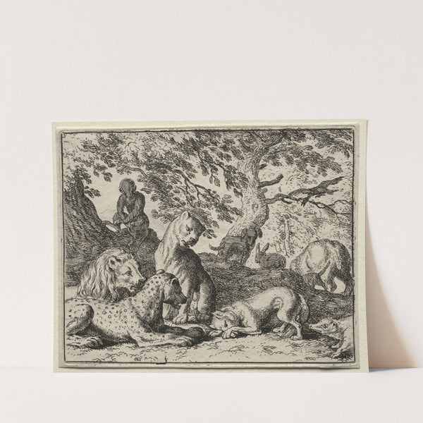 Reynard Describes a False Plot Against the Lion (1650–1675) by Allaert van Everdingen