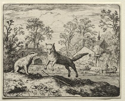 Reynard Doing Penance (1650–1675)