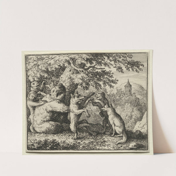 Reynard Equipped for his Pilgrimage (1650–1675) by Allaert van Everdingen