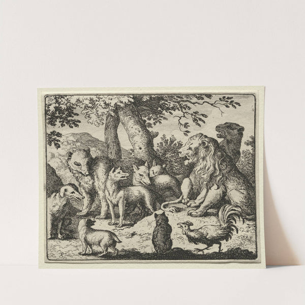 Reynard Exonerates Himself (1650–1675) by Allaert van Everdingen