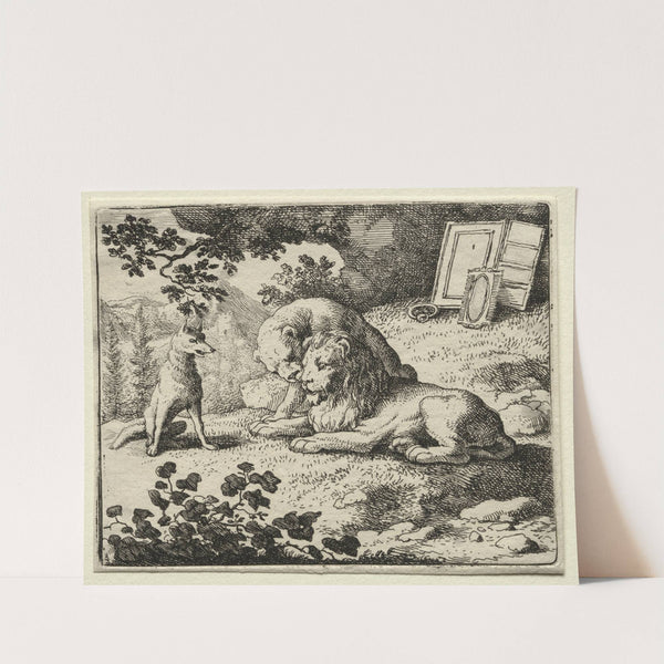 Reynard Promises Gifts to the Lion (1650–1675) by Allaert van Everdingen