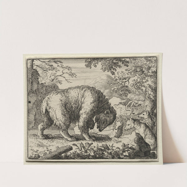 Reynard Promises Honey to the Bear (1650–1675) by Allaert van Everdingen