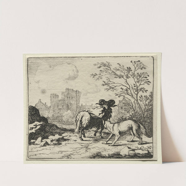 Reynard Sends a Packet to the Lion (1650–1675) by Allaert van Everdingen