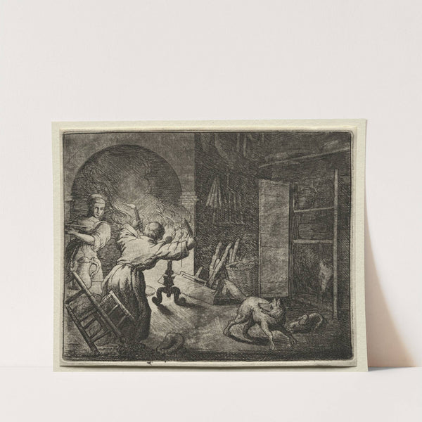 Reynard Steals a Capon (1650–1675) by Allaert van Everdingen