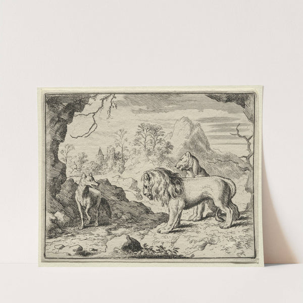 Reynard Tells of Hidden Treasure (1650–1675) by Allaert van Everdingen