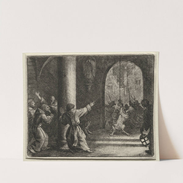 Reynard Tricks the Wolf. (1650–1675) by Allaert van Everdingen