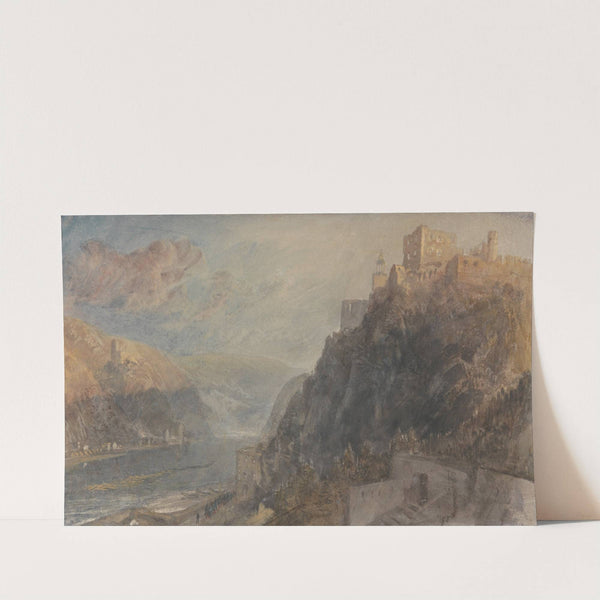 Rheinfels Looking to Katz and Gourhausen by Joseph Mallord William Turner