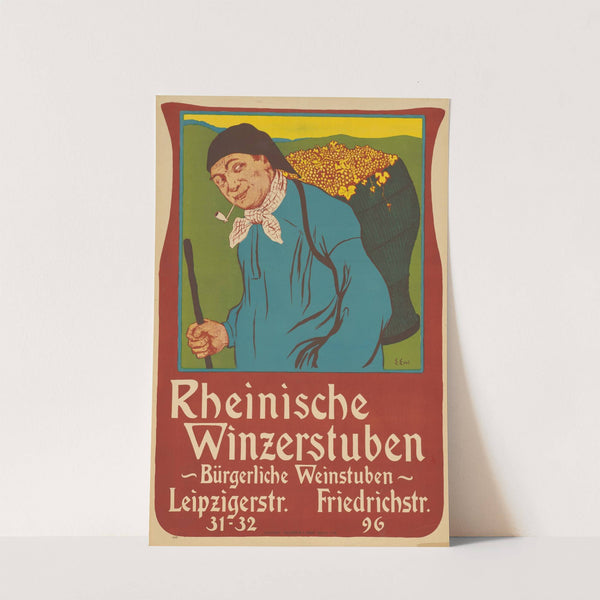 Rheinische Winzerstuben Bürgerliche Weinstuben (1901) by Edmund Edel
