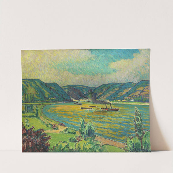 Rheinlandschaft by Alfred Helberger