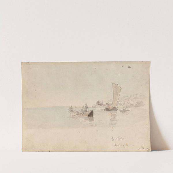 Rhinen ved Gottlieben by Hans Gude