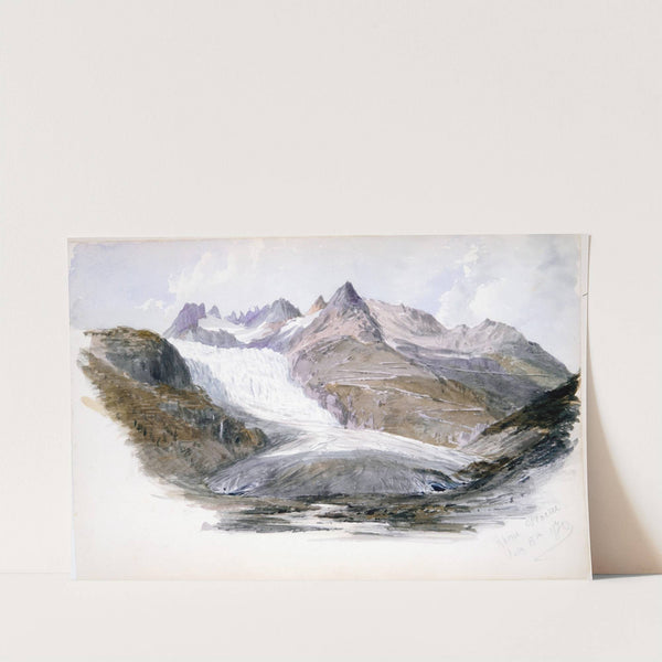 Rhône Glacier (1870) by John Singer Sargent