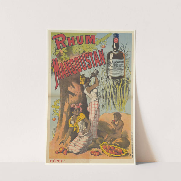 Rhum Mangoustan (1880) by Lith. F. Appel