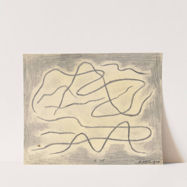 Rhythmic Lines; Dance Abstraction (1918) by Abraham Walkowitz