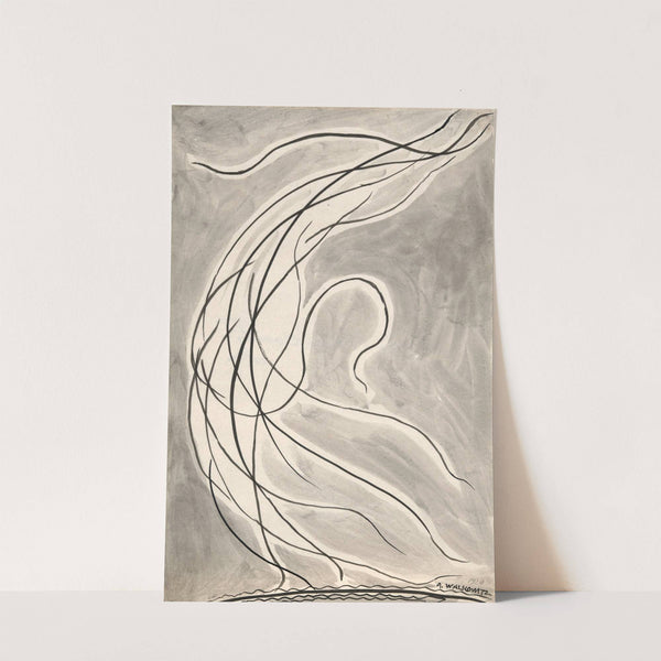 Rhythmic Lines; Dance Abstraction (1920) by Abraham Walkowitz