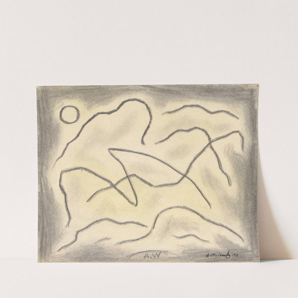 Rhythmic Lines; Dance Abstraction (1918) by Abraham Walkowitz