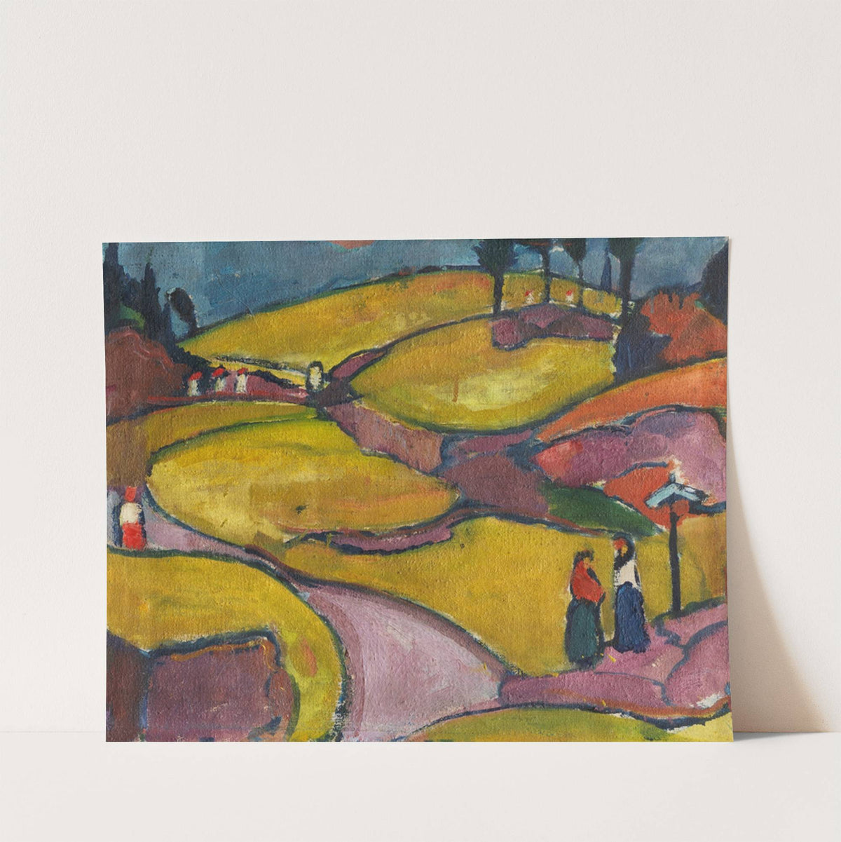 Rhythmische Landschaft (Eifel) by Hermann Stenner