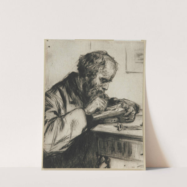 Riault (The Wood Engraver) (1860) by James Abbott McNeill Whistler