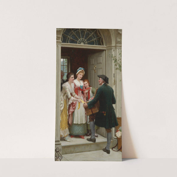 Ribbons And Laces For Very Pretty Faces by Edmund Blair Leighton