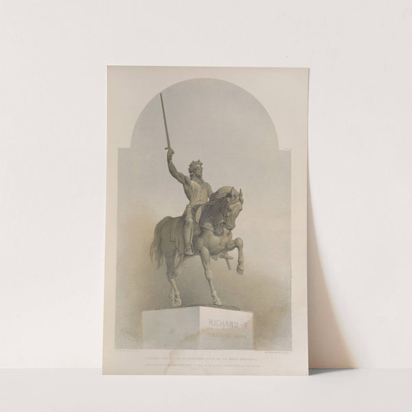 Richard cœur-de-lion, an equestrian statue by Matthew Digby Wyatt