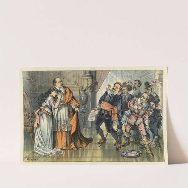 Richelieu's defiance by Bernhard Gillam