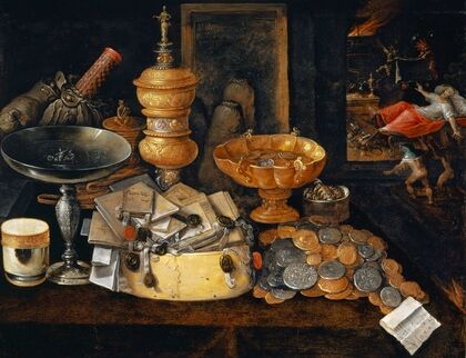 Riches And The Death Of The Miser, Still Life