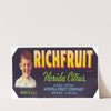 Richfruit Brand Florida Citrus Label (1930-1950)