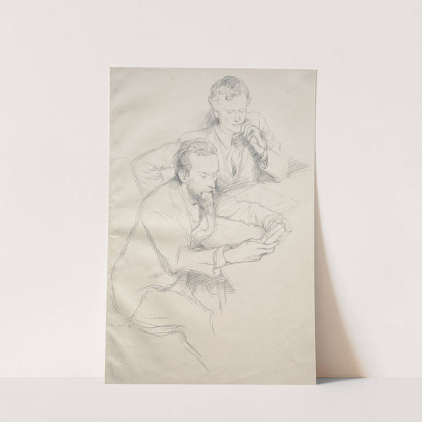 Ricketts and Shannon by William Rothenstein