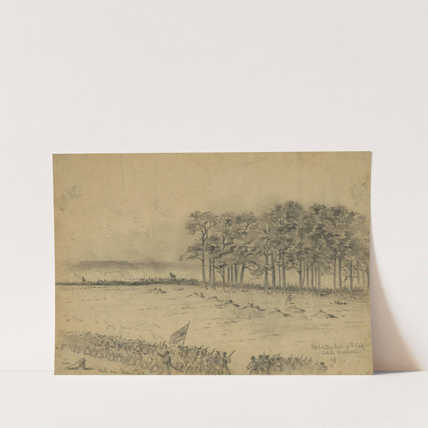 Ricketts division, (6th Corps), Cold Harbor by Edwin Forbes