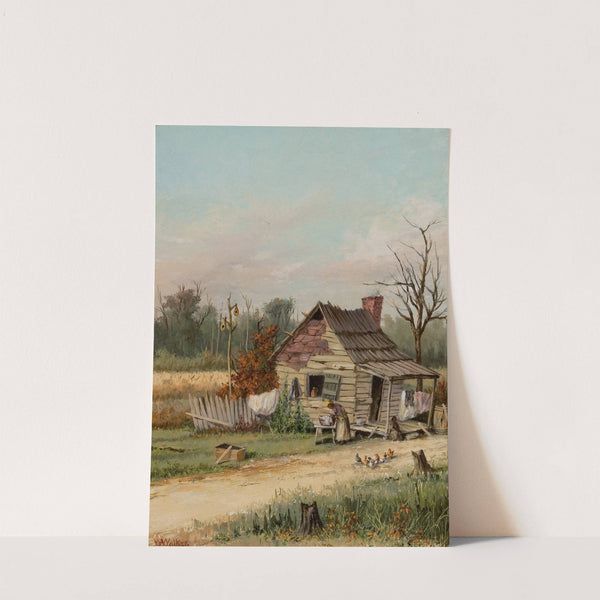 Rickety Ole' Cabin by William Aiken Walker