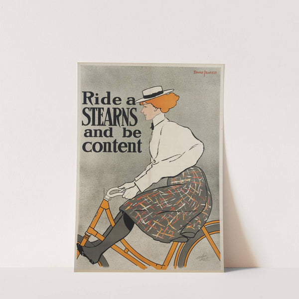 Ride a Stearn and Be Content by Edward Penfield