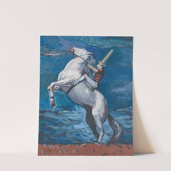 Rider by Seashore by Cyprián Majerník