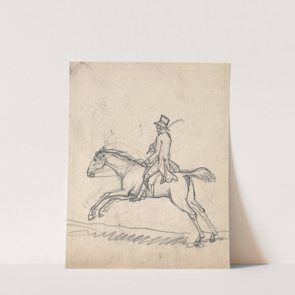 Rider Galloping to Left by Benjamin West