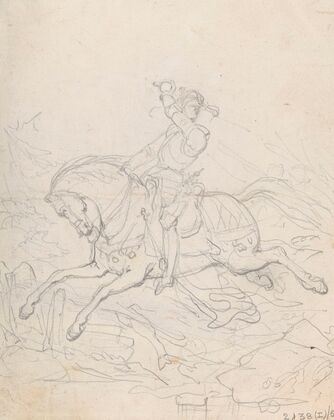 Rider in Armour on Horseback