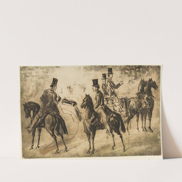 Riders and Equipage by Constantin Guys