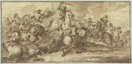 Riders’ battle with the Turks