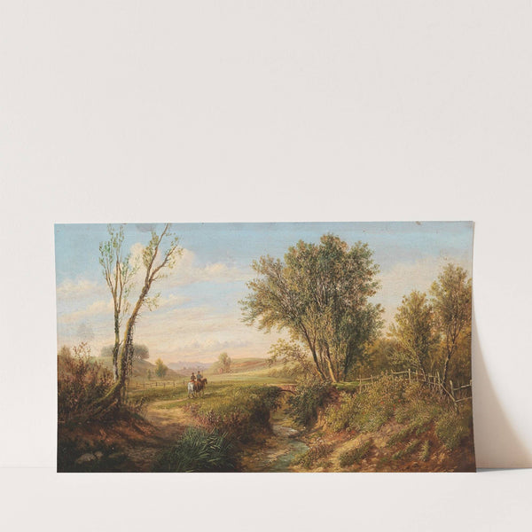 Riders in a Vast Landscape by Marinus Adrianus Koekkoek