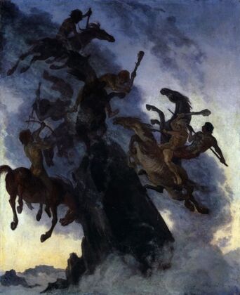 Riders in the Mist (1896) — size preview