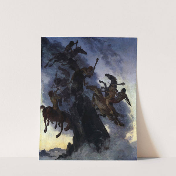 Riders in the Mist (1896) by Albert Welti